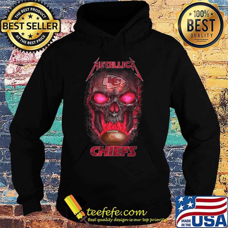 Skull metallica kansas city chiefs football s Hoodie Skull metallica kansas city chiefs football s Hoodie