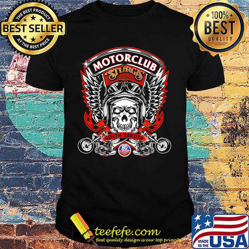 Skull motorclub sturgis south dakota motorcycle rally shirt