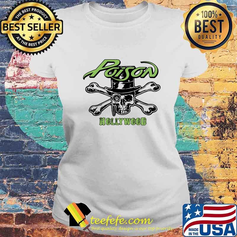 Skull poison hollywood logo s Laides tee Skull poison hollywood logo s Laides tee