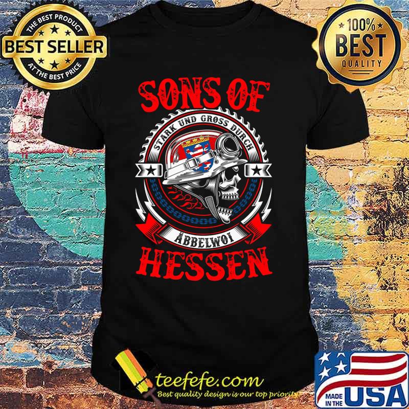 Skull sons of stark und gross durch äbbelwoi hessen shirt