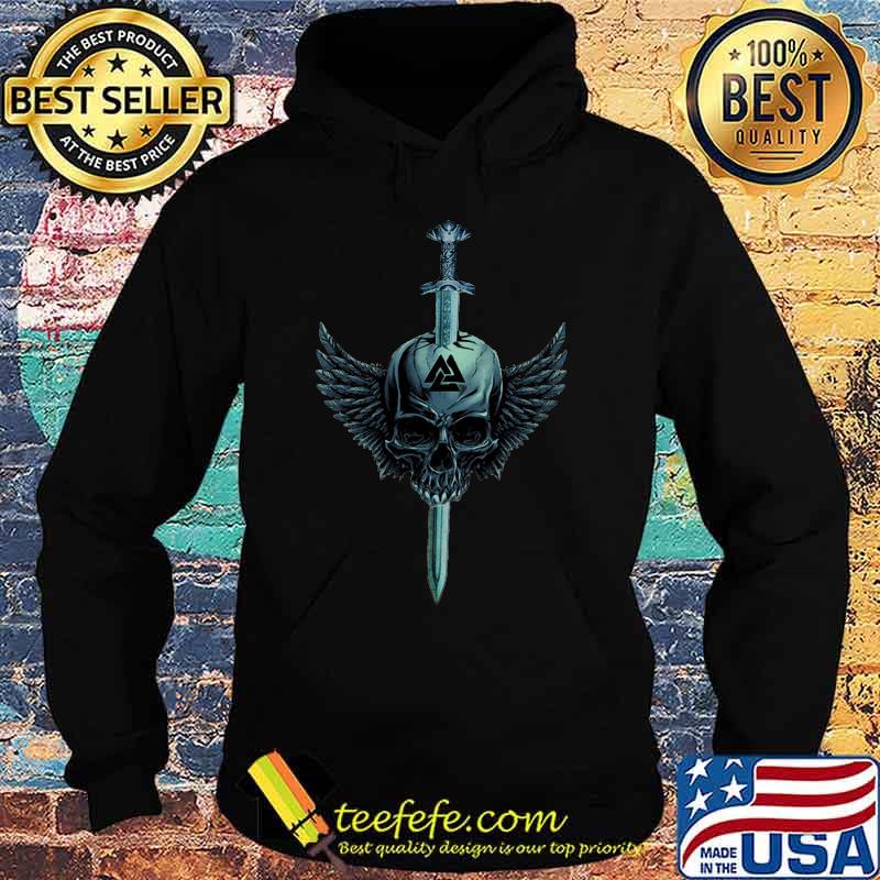 Skull vikings wings valknut symbol s Hoodie Skull vikings wings valknut symbol s Hoodie