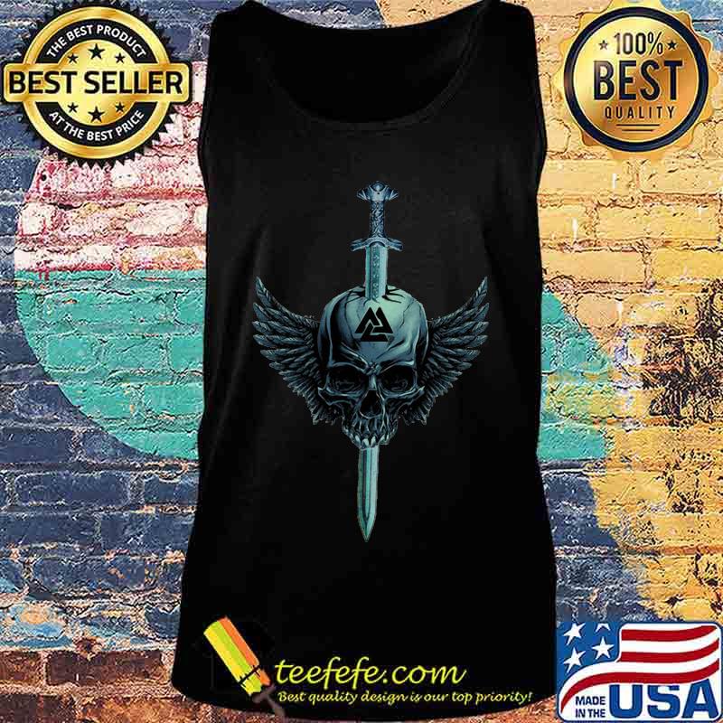 Skull vikings wings valknut symbol s Tank top Skull vikings wings valknut symbol s Tank top
