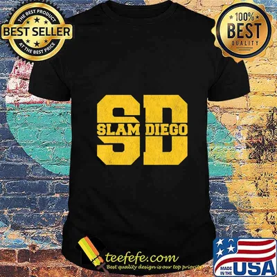 Slam Diego San Diego Souvenirs and Gift - Baseball Fans T-Shirt