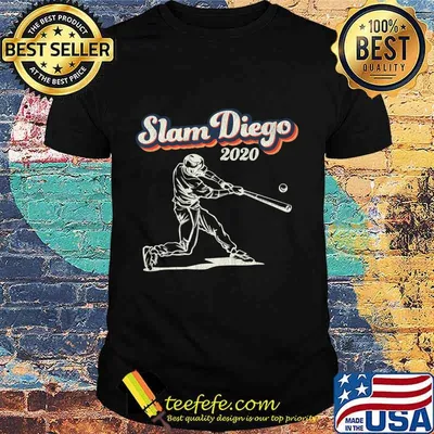Slam Diego San Diego Souvenirs and Gift - Baseball Fans T-Shirt