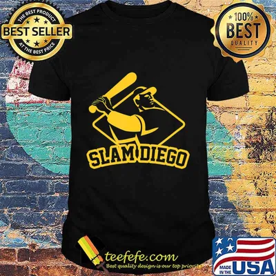 Slam Diego Shirt California Funny Home Run Hitting Baseball T-Shirt