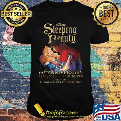 Sleeping beauty 60th anniversary 1960 2020 75 minutes thank you for the memories shirt