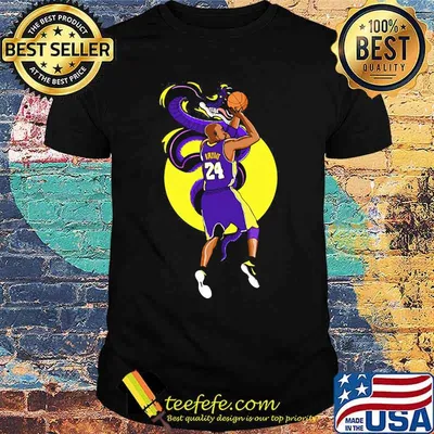 Snake mamba kobe bryant 24 basketball shirt
