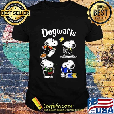Snoopy and woodstock dogwarts shirt