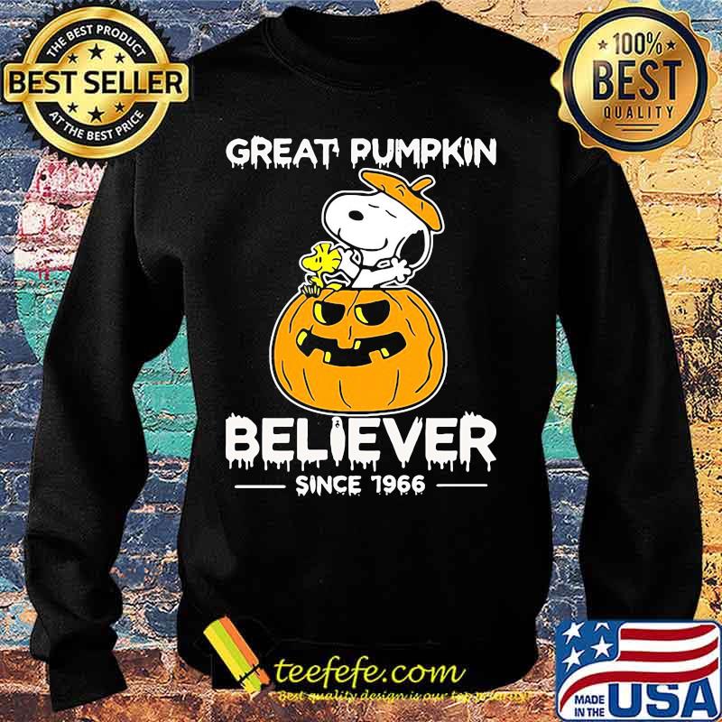 Snoopy and woodstock great pumpkin believer since 1966 pumpkin s Sweater Snoopy and woodstock great pumpkin believer since 1966 pumpkin s Sweater