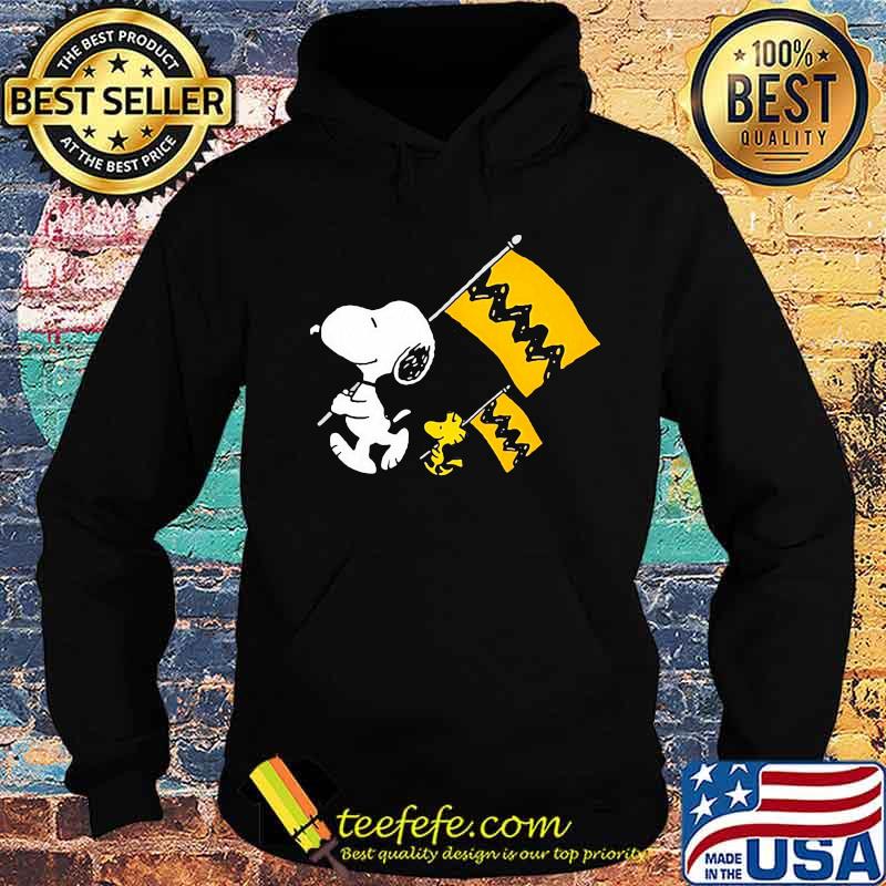 Snoopy and woodstock holding flag s Hoodie Snoopy and woodstock holding flag s Hoodie