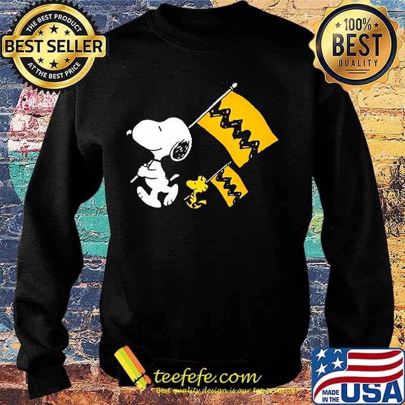 Snoopy and woodstock holding flag s Sweater Snoopy and woodstock holding flag s Sweater