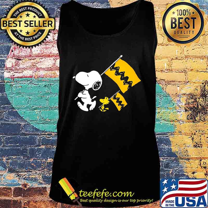 Snoopy and woodstock holding flag s Tank top Snoopy and woodstock holding flag s Tank top