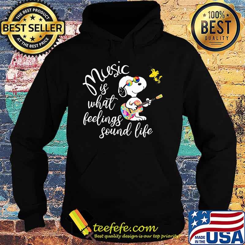 Snoopy and woodstock music is what feelings sound life s Hoodie Snoopy and woodstock music is what feelings sound life s Hoodie
