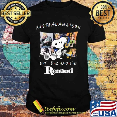 Snoopy and woodstock restealamasison etecoute renaud shirt