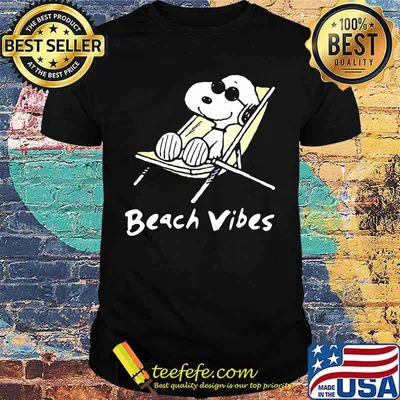 Snoopy beach vibes holiday shirt