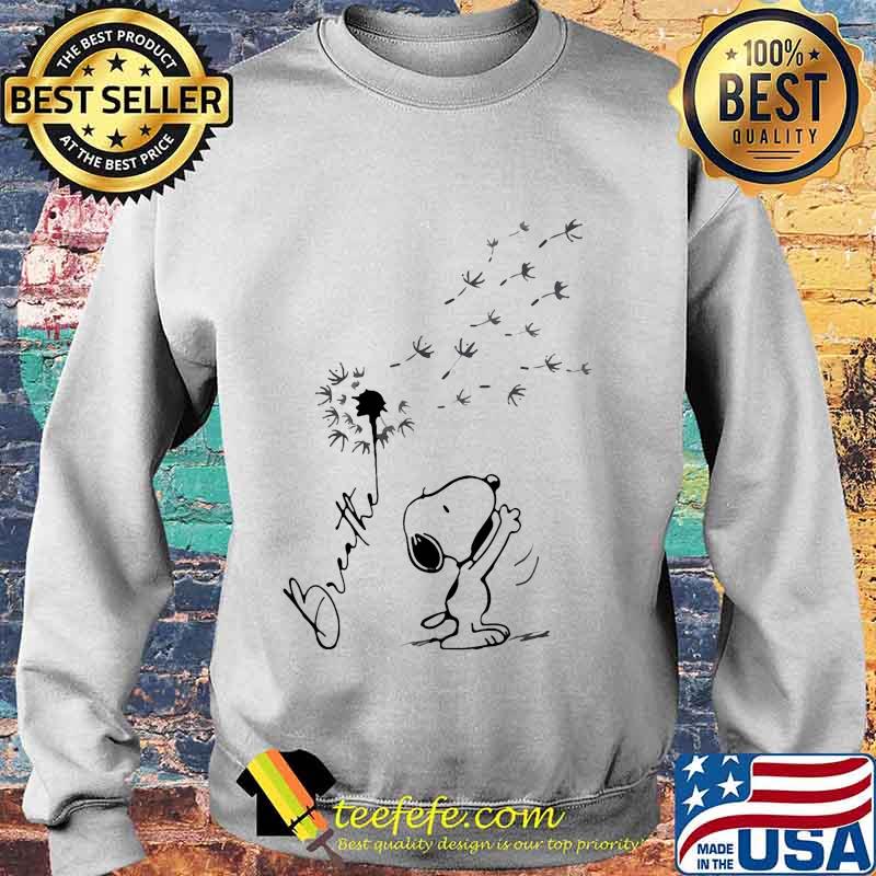 Snoopy dandelion flower breathe s Sweater Snoopy dandelion flower breathe s Sweater