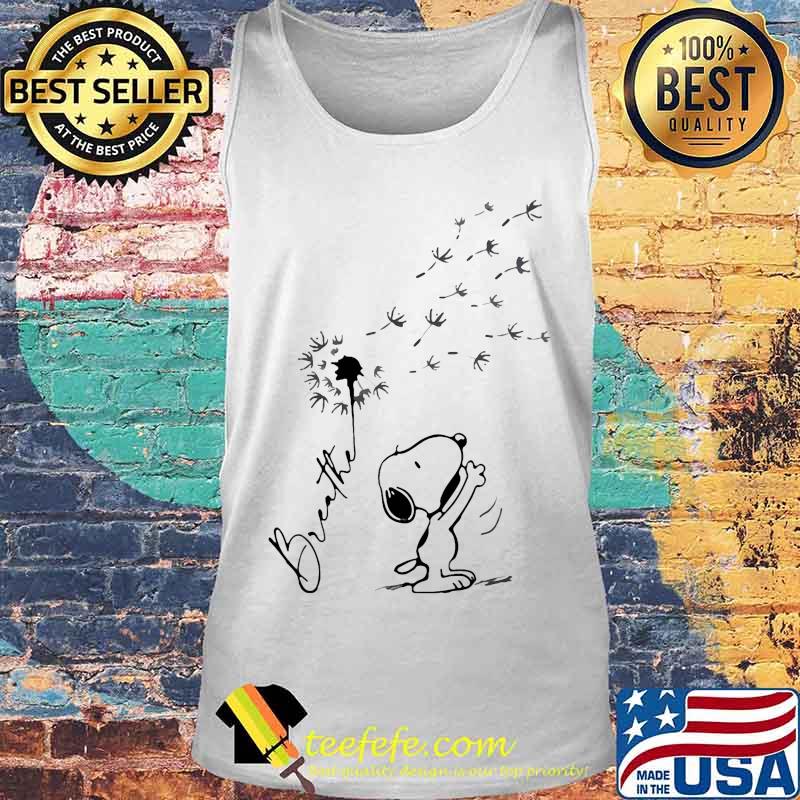 Snoopy dandelion flower breathe s Tank top Snoopy dandelion flower breathe s Tank top