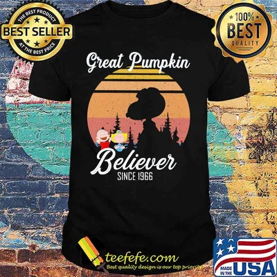 Snoopy Great Pumpkin Believer since 1966 vintage retro shirt