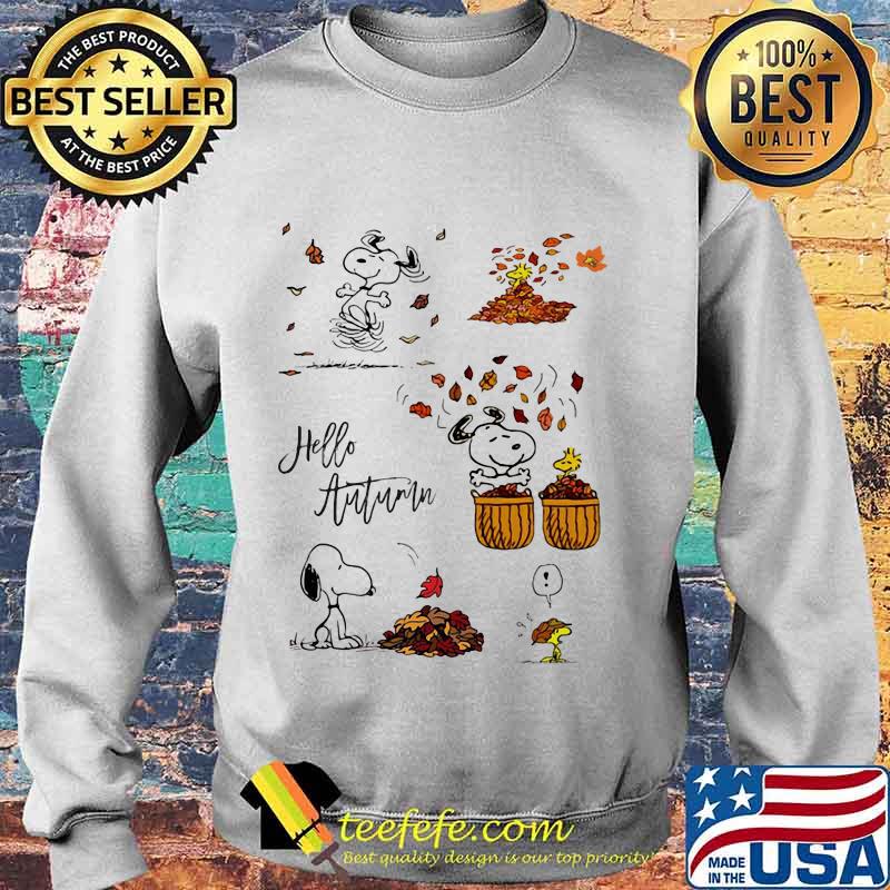 Snoopy hello autumn maple leaves s Sweater Snoopy hello autumn maple leaves s Sweater