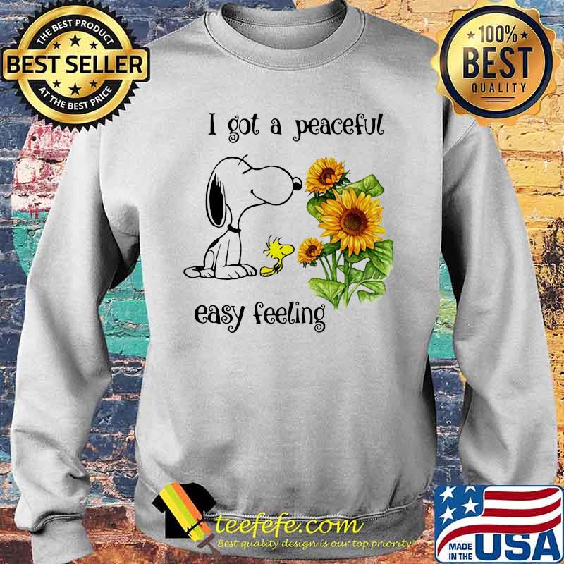 Snoopy i got a peaceful easy feeling sunflowers s Sweater Snoopy i got a peaceful easy feeling sunflowers s Sweater