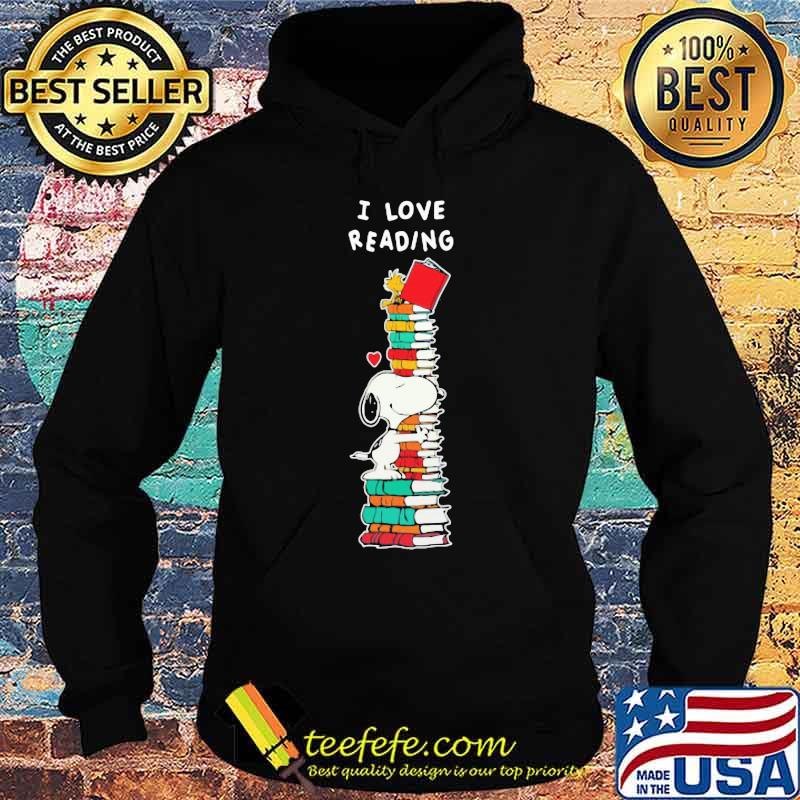 Snoopy i love reading heart s Hoodie Snoopy i love reading heart s Hoodie