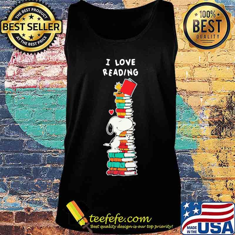 Snoopy i love reading heart s Tank top Snoopy i love reading heart s Tank top