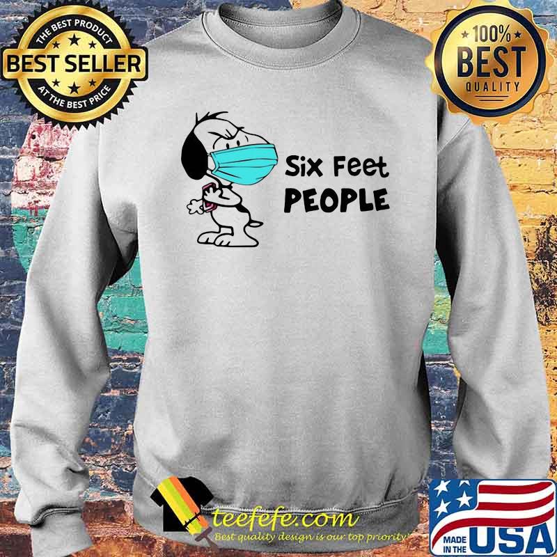Snoopy mask six feet people s Sweater Snoopy mask six feet people s Sweater