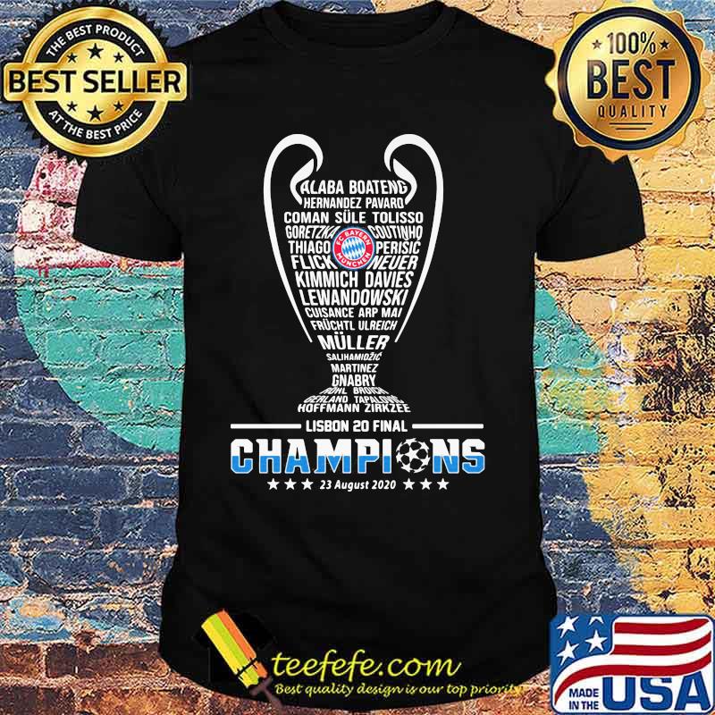 Soccer fc bayern munchen lisbon 20 final champions stars shirt