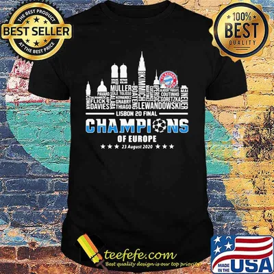 Soccer fc bayern munchen lisbon 20 final of europe stars shirt