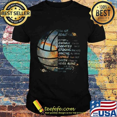 Soccer you are beautiful victory enough created strong amazing capable chosen never alone shirt