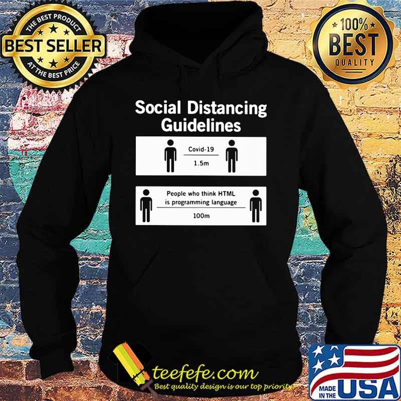 Social Distancing Guidelines Covid 19 1.5m People who think HTML is programming language 100m shirt s Hoodie Social Distancing Guidelines Covid 19 1.5m People who think HTML is programming language 100m shirt s Hoodie
