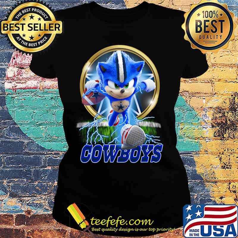 Sonic dallas cowboys football lightning s Ladies tee Sonic dallas cowboys football lightning s Ladies tee