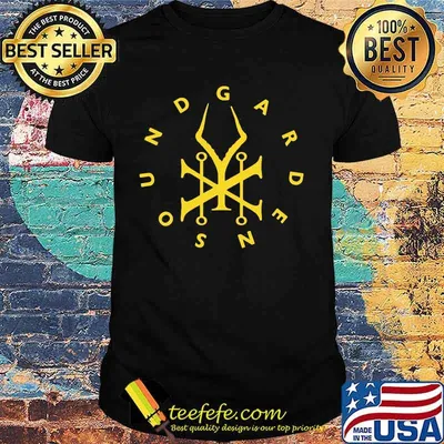Soundgarden band logo yellow shirt
