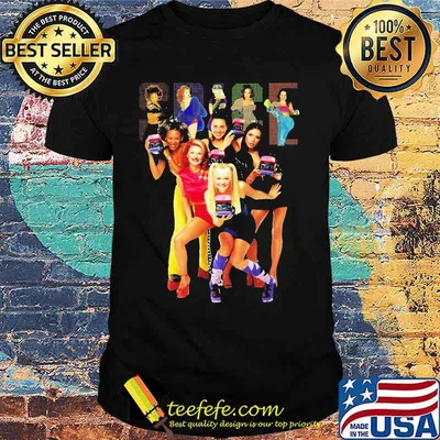 Spice girls polaroids band shirt