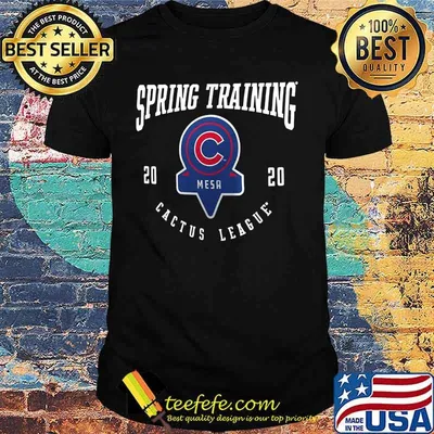 Spring training 2020 chicago cubs mesa cactus league shirt
