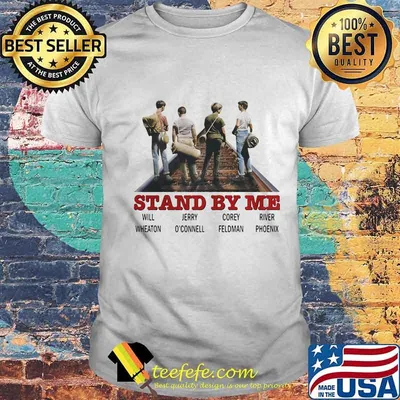Stand by me wil wheaton jerry o'connell corey feldman river phoenix shirt