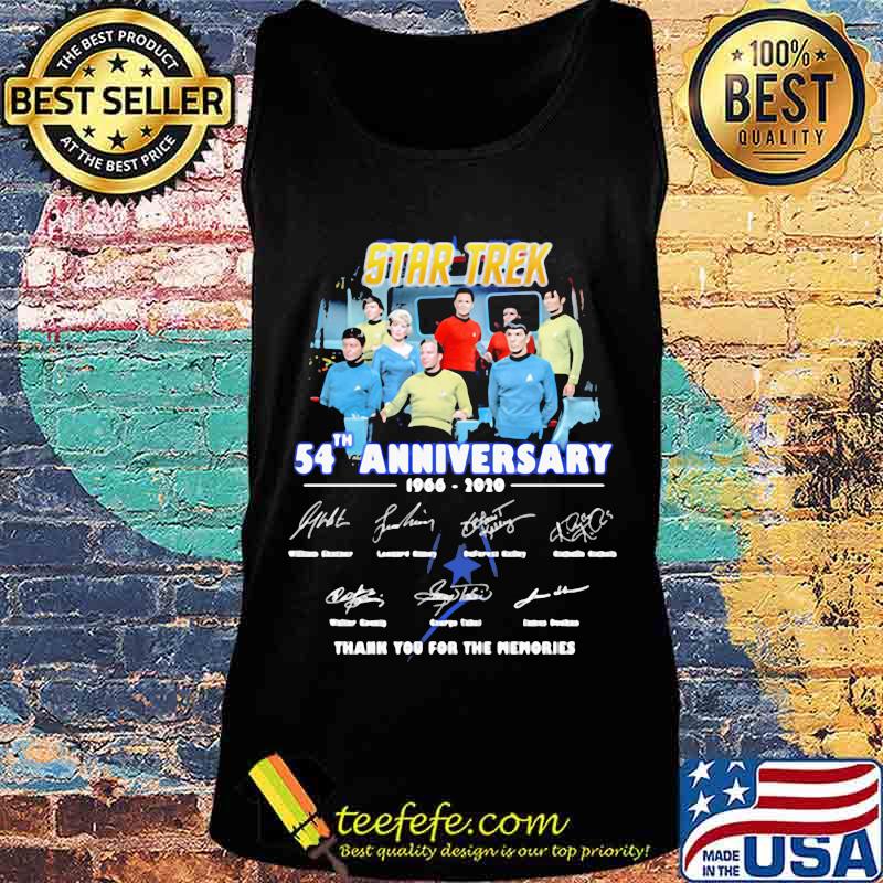 Star trek 54th anniversary 1996 2020 thank you for the memories signatures s Tank top Star trek 54th anniversary 1996 2020 thank you for the memories signatures s Tank top