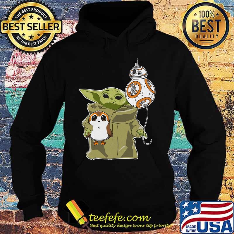 Star wars baby yoda bb8 and wampa s Hoodie Star wars baby yoda bb8 and wampa s Hoodie