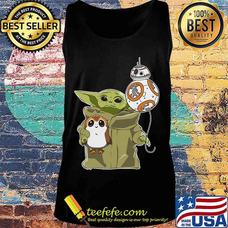 Star wars baby yoda bb8 and wampa s Tank top Star wars baby yoda bb8 and wampa s Tank top