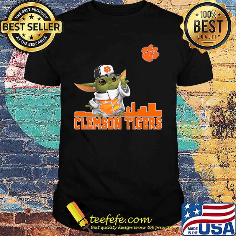 Star wars baby yoda clemson tigers shirt Star wars baby yoda clemson tigers shirt