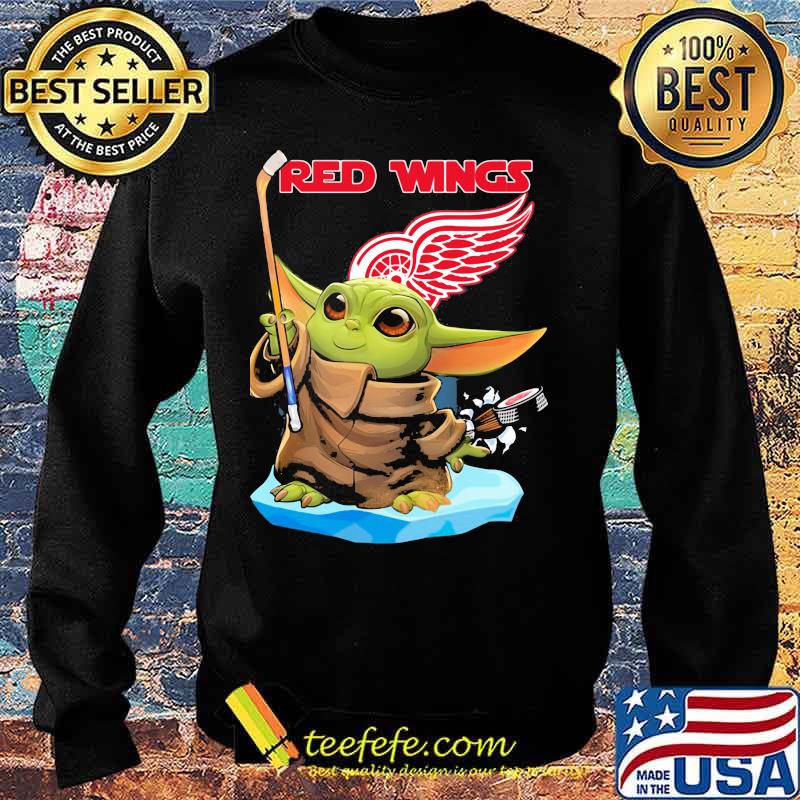 Star wars baby yoda detroit red wings s Sweater Star wars baby yoda detroit red wings s Sweater