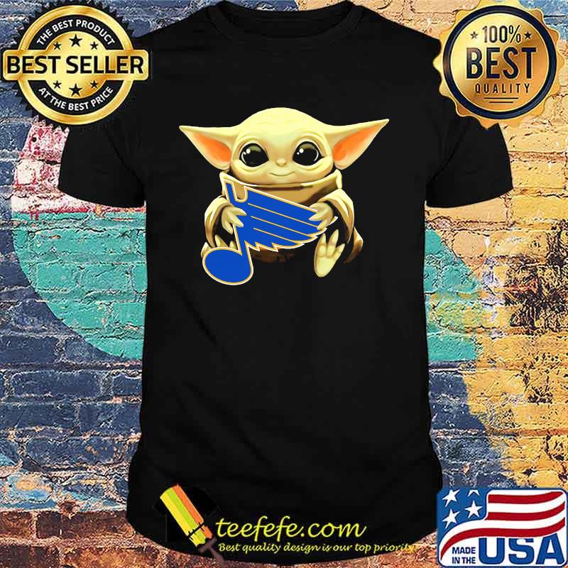 Star wars baby yoda hug st. louis blues shirt Star wars baby yoda hug st. louis blues shirt