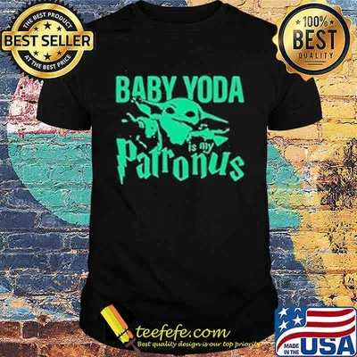 Star wars baby yoda is my patronus shirt