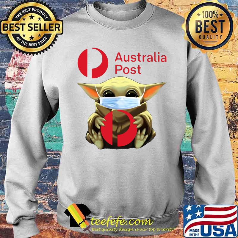 Star wars baby yoda mask hug australia post s Sweater Star wars baby yoda mask hug australia post s Sweater