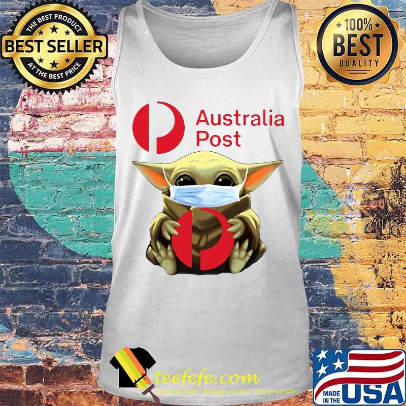 Star wars baby yoda mask hug australia post s Tank top Star wars baby yoda mask hug australia post s Tank top