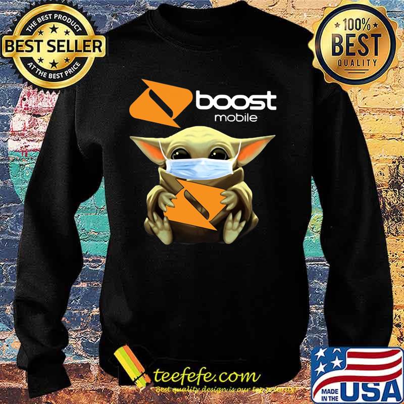 Star wars baby yoda mask hug boost mobile s Sweater Star wars baby yoda mask hug boost mobile s Sweater