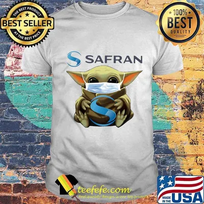 Star wars baby yoda mask hug safran shirt