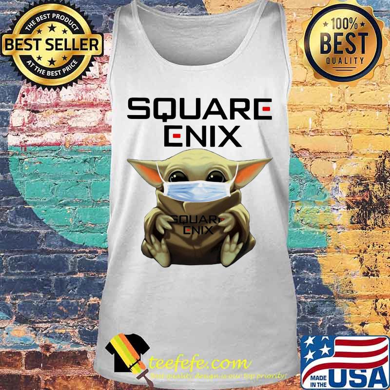 Star wars baby yoda mask hug square enix s Tank top Star wars baby yoda mask hug square enix s Tank top