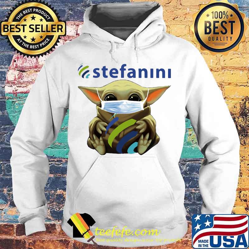 Star wars baby yoda mask hug stefanini s Hoodie Star wars baby yoda mask hug stefanini s Hoodie