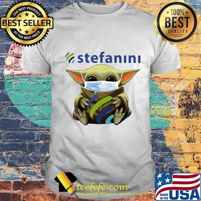 Star wars baby yoda mask hug stefanini shirt